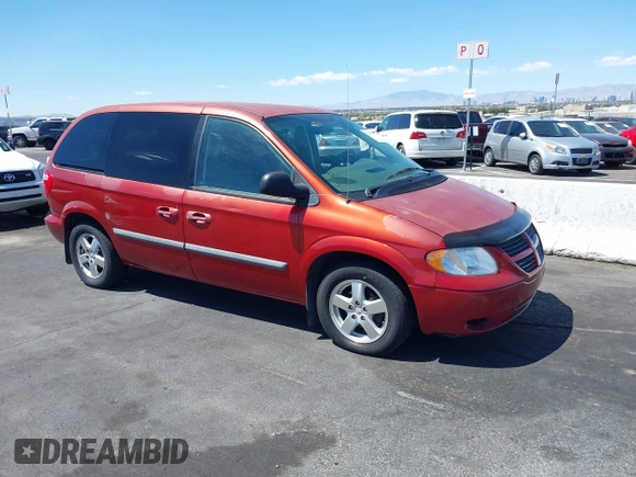 2006 Dodge Caravan SXT with VIN 1D4GP45R16B732002, listed as a IAAI auction lot 42157772 with 162,135 mi miles and . Bid and sale history available at carsss.com. Image 1.
