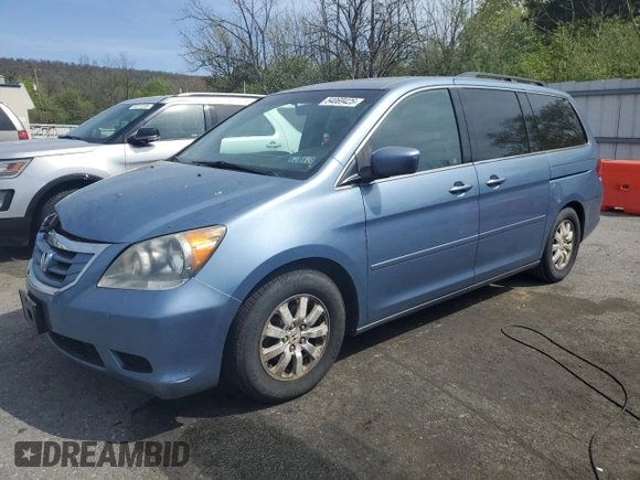 2010 Honda Odyssey EX with VIN 5FNRL3H41AB076899, listed as a Copart auction lot 54069425 with 197,783 mi miles and Clean Title. Bid and sale history available at carsss.com. Image 1.