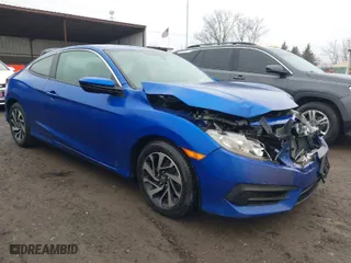 2017 Honda Civic Coupe LX with VIN 2HGFC4B5XHH310389, listed as a IAAI auction lot 41569031 with 79,694 mi miles. Bid and sale history available at carsss.com. Image 1.