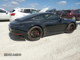 2024 Porsche 911 Carrera S with VIN WP0AB2A99RS220133, listed as a Copart auction lot 77070684 with 0 mi miles and Salvage Title. Bid and sale history available at carsss.com. Image 3.
