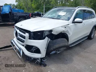 2021 Mercedes-Benz GLS 450 with VIN 4JGFF5KE3MA381420, listed as a IAAI auction lot 42055956 with 57,268 mi miles and . Bid and sale history available at DreamBid. Image 6.