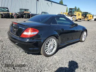 2007 Mercedes-Benz SLK-Class 5.5L AMG with VIN WDBWK73F67F150682, listed as a Copart auction lot 69413164 with 109,198 mi miles and Salvage Title. Bid and sale history available at carsss.com. Image 3.