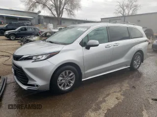 2022 Toyota Sienna XLE с VIN 5TDJSKFC9NS046278, выставлен на аукционе Copart как лот 48024285 с пробегом 48 355 миль миль и Списание • Salvage title. История ставок и продаж доступна на DreamBid. Изображение 1.