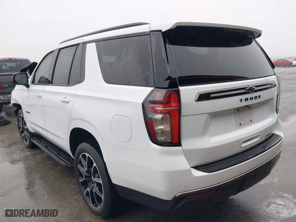 2022 Chevrolet Tahoe RST with VIN 1GNSKRKD8NR346931, listed as a IAAI auction lot 41534899 with 36,698 mi miles. Bid and sale history available at carsss.com. Image 3.