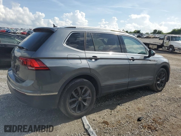 2023 Volkswagen Tiguan SE with VIN 3VVNB7AX5PM066685, listed as a Copart auction lot 61193465 with 44,816 mi miles and Salvage title. Bid and sale history available at DreamBid. Image 3.