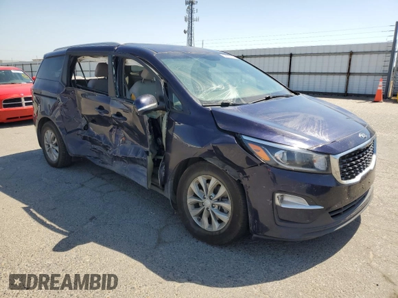 2020 Kia Sedona EX with VIN KNDMB5C14L6644308, listed as a Copart auction lot 58670414 with 186,148 mi miles and Non Repairable. Bid and sale history available at carsss.com. Image 4.