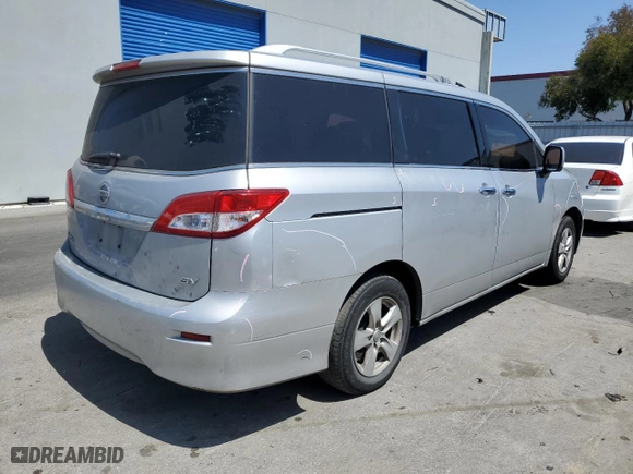 2016 Nissan Quest SV with VIN JN8AE2KPXG9152731, listed as a Copart auction lot 55842804 with 126,793 mi miles and Salvage Title. Bid and sale history available at carsss.com. Image 3.