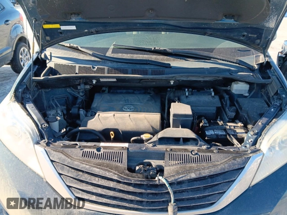 2012 Toyota Sienna LE with VIN 5TDJK3DC3CS037386, listed as a Copart auction lot 49917315 with 106,403 mi miles and Salvage Title. Bid and sale history available at carsss.com. Image 11.