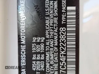 2015 BMW 4 Series 428i with VIN WBA3N7C54FK223828, listed as a Copart auction lot 62425555 with 72,399 mi miles and Salvage title. Bid and sale history available at DreamBid. Image 12.