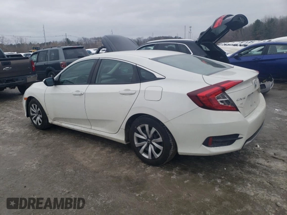 2019 Honda Civic LX with VIN 2HGFC2F66KH531972, listed as a Copart auction lot 44960175 with 50,962 mi miles and Salvage Title. Bid and sale history available at DreamBid. Image 2.
