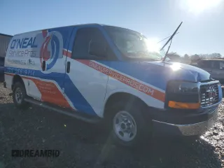 2017 GMC Savana Cargo Van with VIN 1GTW7AFF3H1915955, listed as a Copart auction lot 88039215 with 147,754 mi miles and Salvage Title. Bid and sale history available at carsss.com. Image 4.