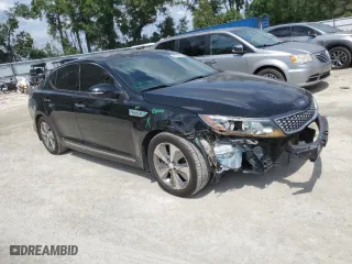 2014 Kia Optima Hybrid EX with VIN KNAGN4AD5E5065426, listed as a Copart auction lot 54259535 with 123,150 mi miles and Salvage Title. Bid and sale history available at carsss.com. Image 4.