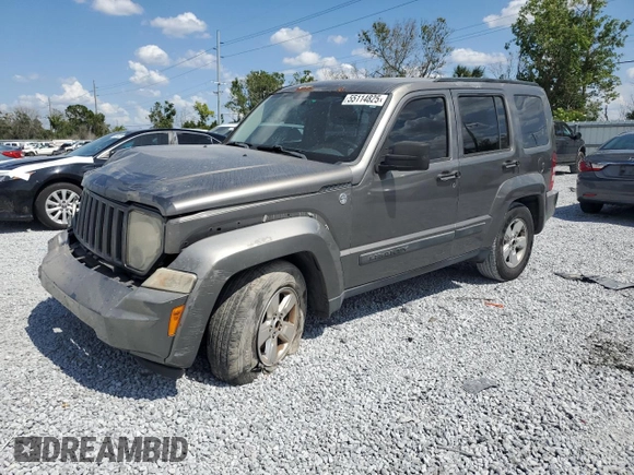 2012 Jeep Liberty Sport with VIN 1C4PJMAK6CW184266, listed as a Copart auction lot 55114825 with 131,312 mi miles and Clean Title. Bid and sale history available at carsss.com. Image 1.