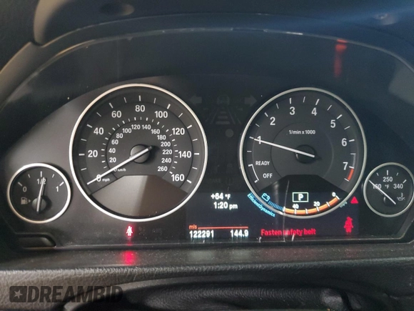 2013 BMW 3 Series 328i xDrive with VIN WBA3B5G57DNS01681, listed as a Copart auction lot 47116375 with 122,291 mi miles and Salvage Title. Bid and sale history available at carsss.com. Image 9.