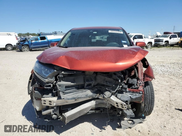 2017 Honda CR-V EX with VIN 2HKRW1H52HH519996, listed as a Copart auction lot 49722355 with 120,032 mi miles and Salvage Title. Bid and sale history available at carsss.com. Image 5.