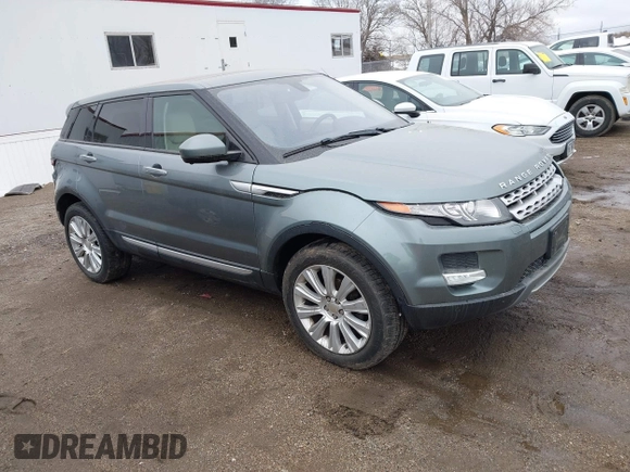 2015 Land Rover Range Rover Evoque Prestige with VIN SALVV2BG9FH024488, listed as a IAAI auction lot 41754265 with 87,714 mi miles and . Bid and sale history available at DreamBid. Image 1.