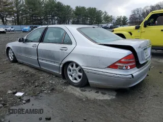 2000 Mercedes-Benz S 320/430/500 z VIN WDBNG70J5YA021272, wystawiony jako Copart lot #50447105 z przebiegiem Nie podano mil oraz Czysty tytuł • Clean title. Historia ofert i sprzedaży dostępna na DreamBid. Obrazek 2.