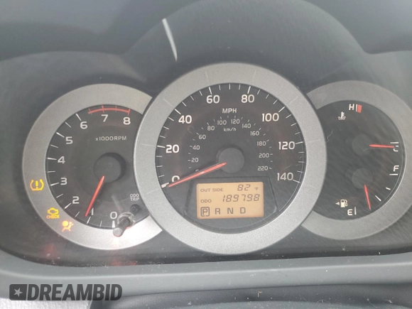 2008 Toyota RAV4 Sport with VIN JTMBD32V785169969, listed as a Copart auction lot 64383275 with 189,798 mi miles and Clean title. Bid and sale history available at DreamBid. Image 9.