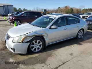 2007 Nissan Maxima SL z VIN 1N4BA41E87C847595, wystawiony jako Copart lot #85591374 z przebiegiem 139 874 mil mil oraz Szkoda całkowita • Salvage title. Historia ofert i sprzedaży dostępna na DreamBid. Obrazek 1.
