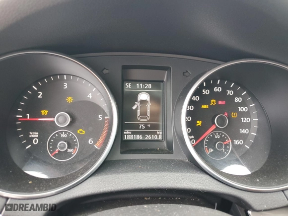 2011 Volkswagen Golf TDI with VIN WVWNM7AJ9BW050759, listed as a Copart auction lot 64454374 with 188,186 mi miles and Salvage Title. Bid and sale history available at carsss.com. Image 9.