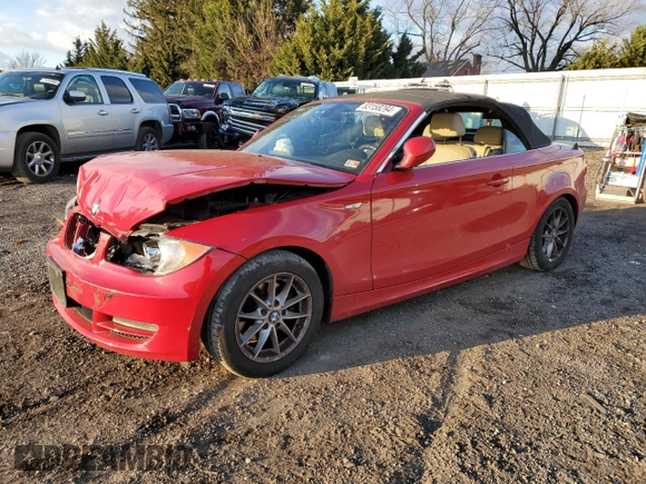 2010 BMW 1 Series 128i with VIN WBAUL7C54AVJ77712, listed as a Copart auction lot 83158294 with Not provided miles and Salvage title. Bid and sale history available at DreamBid. Image 1.