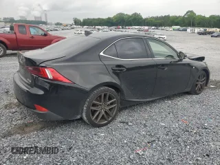 2015 Lexus IS 250 with VIN JTHBF1D25F5070127, listed as a Copart auction lot 54527055 with 144,586 mi miles and Salvage title. Bid and sale history available at DreamBid. Image 3.