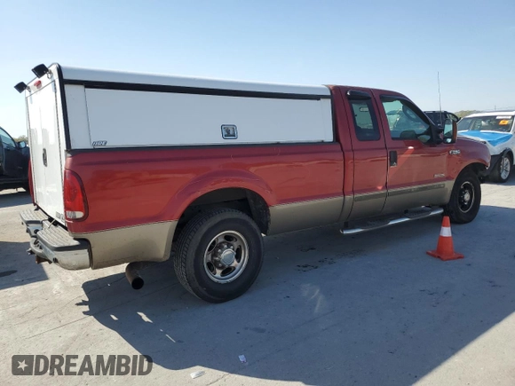 2003 Ford F-250 XL with VIN 1FTNX20P33EC51516, listed as a Copart auction lot 52163345 with 283,665 mi miles and Salvage title. Bid and sale history available at DreamBid. Image 3.