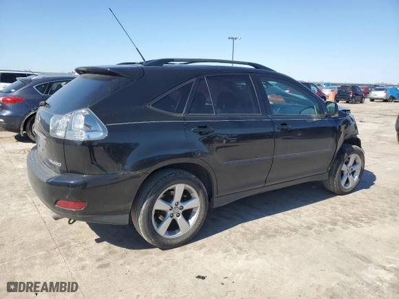2004 Lexus RX 330 with VIN JTJGA31UX40031631, listed as a Copart auction lot 46623785 with 267,831 mi miles and Salvage Title. Bid and sale history available at carsss.com. Image 3.