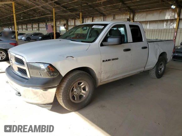 2012 Ram 1500 Tradesman with VIN 1C6RD7FPXCS297979, listed as a Copart auction lot 54956415 with 322,917 mi miles and Clean Title. Bid and sale history available at carsss.com. Image 1.