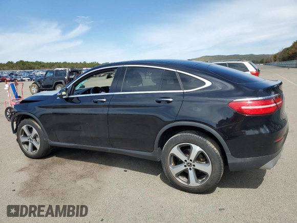 2019 Mercedes-Benz GLC 300 with VIN WDC0J4KB2KF578081, listed as a Copart auction lot 52867475 with 47,297 mi miles and Salvage Title. Bid and sale history available at DreamBid. Image 2.