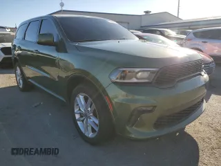 2022 Dodge Durango GT Plus with VIN 1C4RDHDGXNC102526, listed as a Copart auction lot 70362233 with 43,243 mi miles and Salvage Title. Bid and sale history available at DreamBid. Image 4.