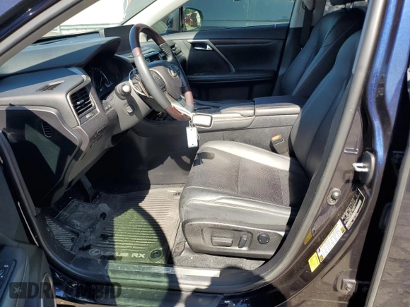 2022 Lexus RX with VIN 2T2HZMAAXNC222254, listed as a Copart auction lot 48071845 with 87,822 mi miles and Salvage Title. Bid and sale history available at carsss.com. Image 7.