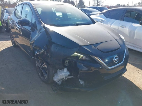 2018 Nissan LEAF S with VIN 1N4AZ1CP4JC300378, listed as a IAAI auction lot 41649682 with NaN miles. Bid and sale history available at carsss.com. Image 6.