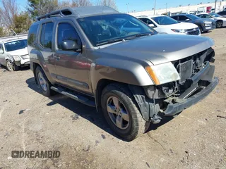 2005 Nissan Xterra S with VIN 5N1AN08UX5C610731, listed as a IAAI auction lot 41650174 with 255,583 mi miles. Bid and sale history available at carsss.com. Image 1.