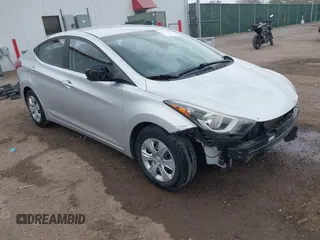 2016 Hyundai Elantra SE z VIN 5NPDH4AE0GH680569, wystawiony jako IAAI lot #41918792 z przebiegiem 50 953 mil mil oraz . Historia ofert i sprzedaży dostępna na DreamBid. Obrazek 1.