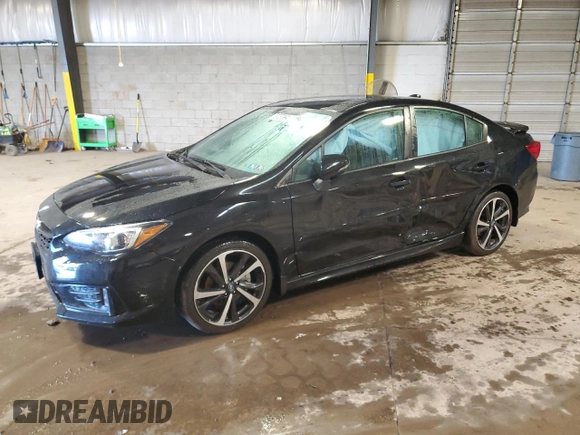 2022 Subaru Impreza Special Sports with VIN 4S3GKAL60N3609092, listed as a Copart auction lot 79737994 with 13,457 mi miles and Salvage title. Bid and sale history available at DreamBid. Image 1.
