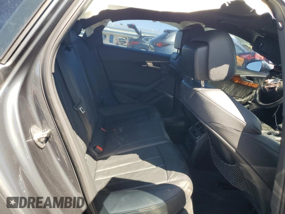 2017 Audi A4 Premium with VIN WAUGNAF49HN018766, listed as a Copart auction lot 55017465 with Not provided miles and Salvage title. Bid and sale history available at DreamBid. Image 10.