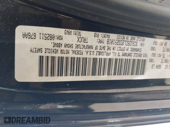 2012 Ram 2500 ST z VIN 3C6UD5CL2CG291018, wystawiony jako IAAI lot #42573010 z przebiegiem Nie podano mil oraz . Historia ofert i sprzedaży dostępna na DreamBid. Obrazek 9.