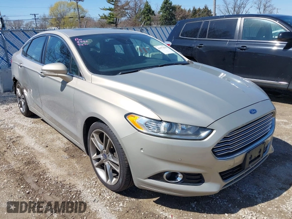 2015 Ford Fusion Titanium with VIN 3FA6P0D91FR236699, listed as a IAAI auction lot 41977478 with 203,394 mi miles. Bid and sale history available at carsss.com. Image 1.