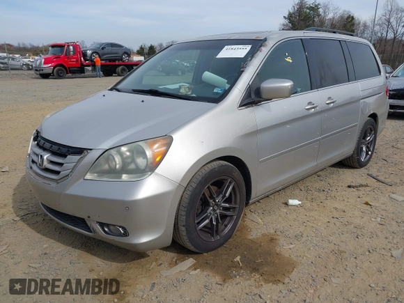 2008 Honda Odyssey Touring с VIN 5FNRL38828B039387, выставлен на аукционе IAAI как лот 41843555 с пробегом 218 070 миль миль и . История ставок и продаж доступна на DreamBid. Изображение 2.