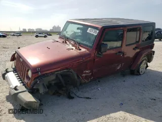 2008 Jeep Wrangler Unlimited Sahara with VIN 1J8GA59168L573671, listed as a Copart auction lot 49297395 with 117,287 mi miles and Salvage Title. Bid and sale history available at carsss.com. Image 1.