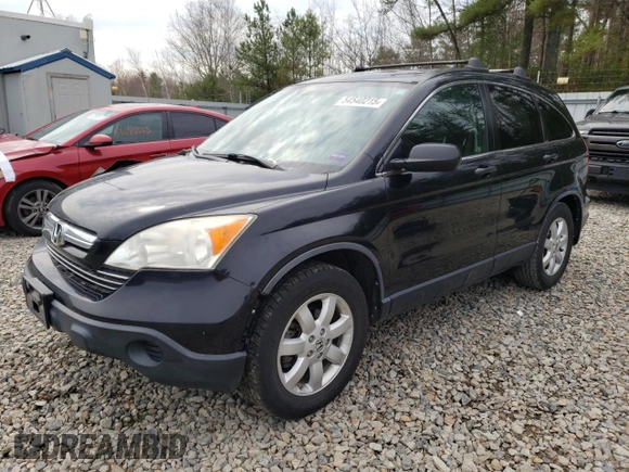 2008 Honda CR-V EX with VIN JHLRE48508C082096, listed as a Copart auction lot 54540215 with 179,488 mi miles and Salvage Title. Bid and sale history available at DreamBid. Image 1.