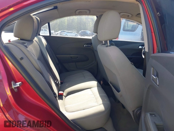 2013 Chevrolet Sonic LT with VIN 1G1JC5SH6D4247624, listed as a IAAI auction lot 41956996 with 144,392 mi miles and . Bid and sale history available at DreamBid. Image 8.