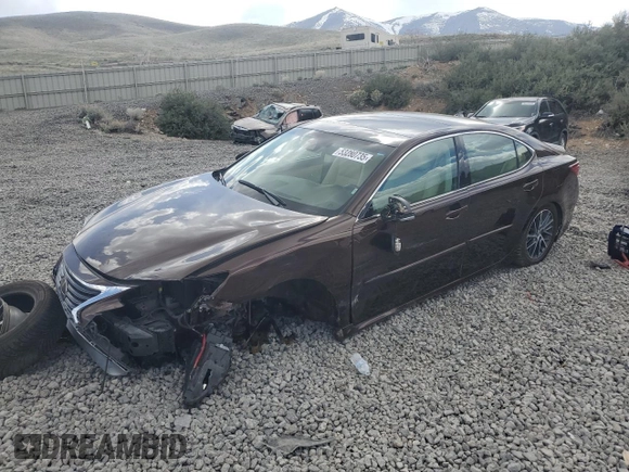2017 Lexus ES with VIN 58ABK1GG4HU037959, listed as a Copart auction lot 53280735 with 0 mi miles and Salvage Title. Bid and sale history available at carsss.com. Image 1.