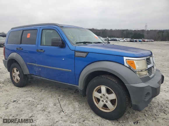 2007 Dodge Nitro SXT with VIN 1D8GT28K57W551539, listed as a Copart auction lot 44264765 with NaN miles and Non Repairable. Bid and sale history available at carsss.com. Image 4.