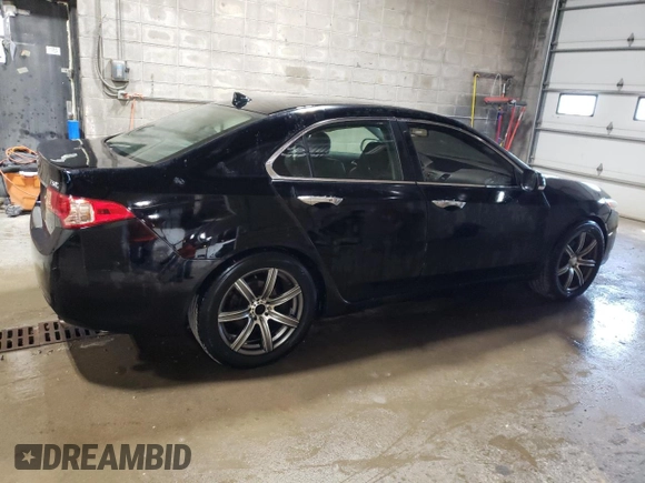 2011 Acura TSX with VIN JH4CU2F61BC013168, listed as a Copart auction lot 64827635 with 185,147 mi miles and Salvage title. Bid and sale history available at DreamBid. Image 3.