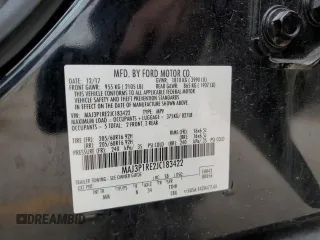 2018 Ford EcoSport S z VIN MAJ3P1RE2JC183422, wystawiony jako Copart lot #57631375 z przebiegiem 51 870 mil mil oraz Szkoda całkowita • Salvage title. Historia ofert i sprzedaży dostępna na DreamBid. Obrazek 13.