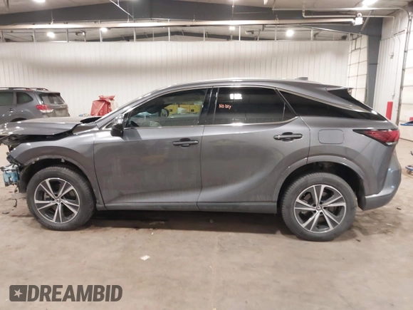 2023 Lexus RX with VIN 2T2BAMBA3PC001156, listed as a IAAI auction lot 41232845 with 27,186 mi miles. Bid and sale history available at carsss.com. Image 14.