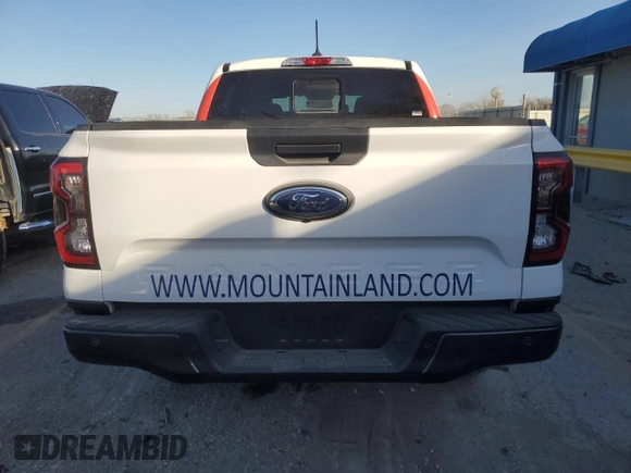 2024 Ford Ranger XLT with VIN 1FTER4HH9RLE44406, listed as a Copart auction lot 86094294 with 4,590 mi miles and Clean Title. Bid and sale history available at carsss.com. Image 6.