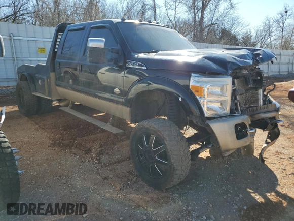 2012 Ford F-350 XL with VIN 1FT8W3DT1CEA04010, listed as a Copart auction lot 46789155 with Not Provided miles and Salvage Title. Bid and sale history available at DreamBid. Image 4.
